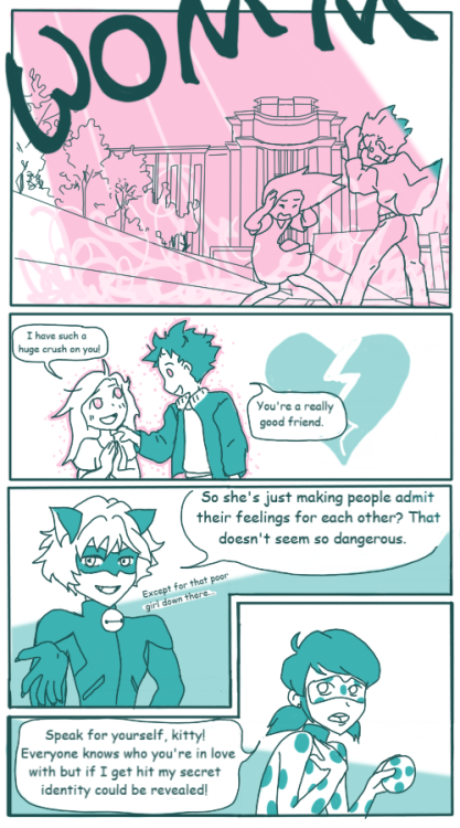 Page two of my Confessions comic, a ridiculously self-indulgent love square story that came to me in