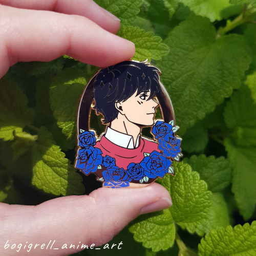 ♥ BANANA FISH themed enamel pins  ♥ ~Available on my WEBSHOP-hard enamels-approx 45mm -gold plating(