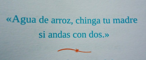 pizzabeersexandrockandroll:  “Chinga tu madre si andas con dos. ” -El chingonario de Ma. Pilar Montes de Oca