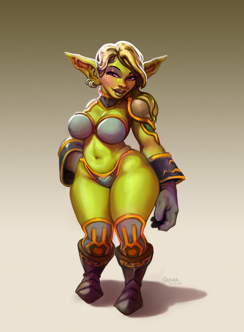 cronaxxx: Goblins of Warcraft !! I love drawing goblins! My last commission. I hope