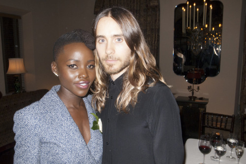 terrysdiary:Lupita Nyong’o and Jared Leto #1