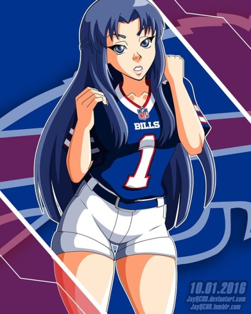 #NFL season is here! #repost @buffalobills #ryokoasakura #artwork #art #fanart www.instagram