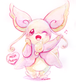 mizoreame00:  MEGA AUDINO with water color