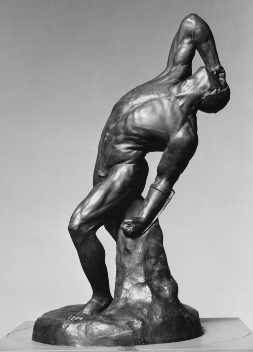 Dying Niobid, roman copy of a 4th century BCE Greek BronzeFalling Gladiator, William Rimmer 1907.