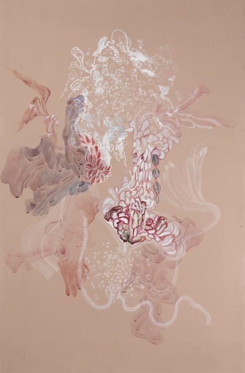 Shahzia Sikander (Pakistani, born 1969)PATHOLOGY OF SUSPENSION # 7 , 2005