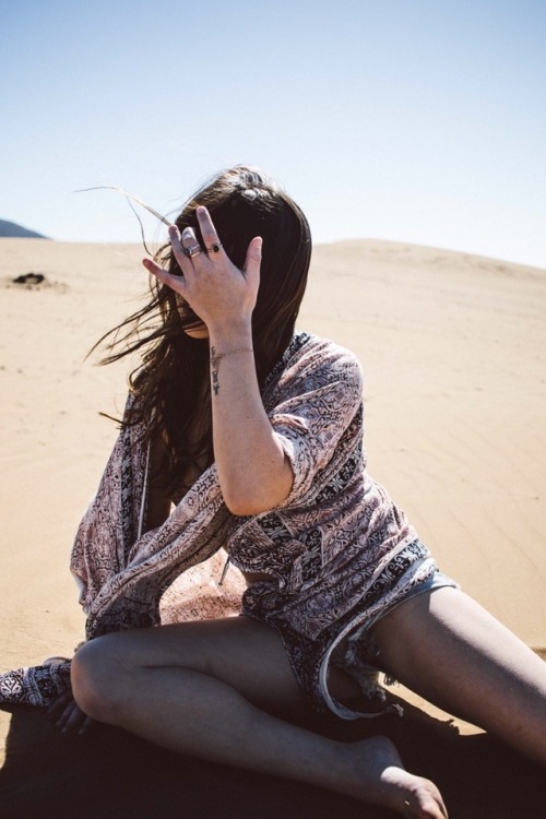 Playing in the dunes