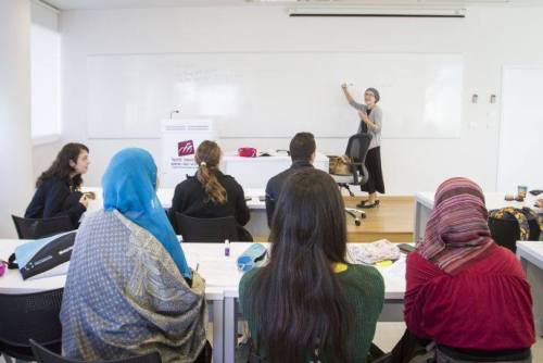 girlactionfigure:  Walk across the campus and you’ll see Muslim women in head scarves, Jewish 