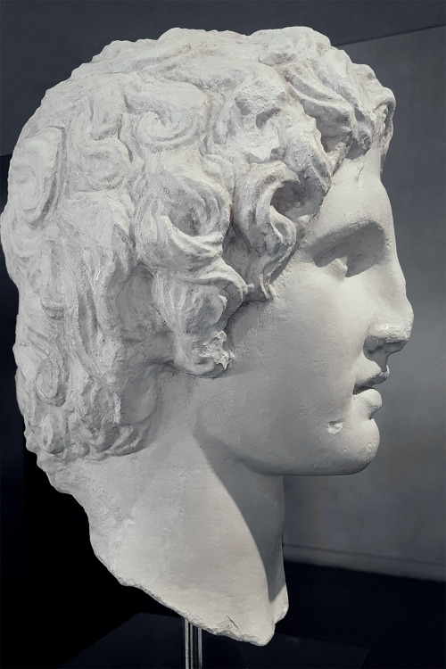 Marble head of Alexander the Great.Acropolis Museum, Athens, Greece Most likely a work of the sculpt