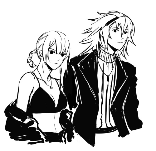 i didn’t care for nier/kaine so much at first, but they really grew on me! here are some drawi