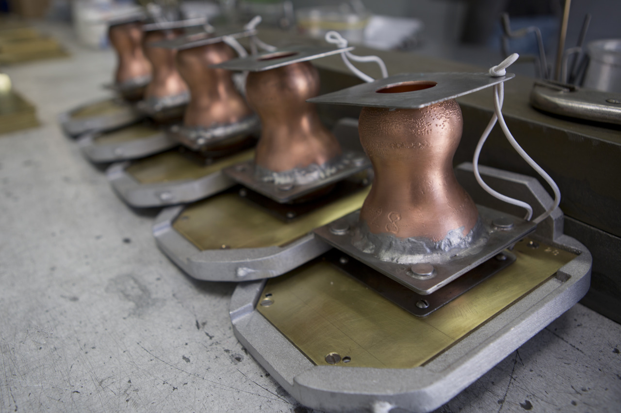 docjohnsonusa:  Copper masturbator molds in the Doc factory. 