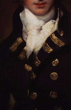  Admiral Sir Graham Moore, Sir Thomas Lawrence, ca. 1790. Detail. 