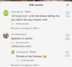 like-a-lovesickfool:the-real-skeletor:Duolingo posted thisAnd these where some of the comments, also gold