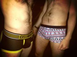 hairylicious:  Bravo Delta &amp; Stevie Psyclone in their undies.