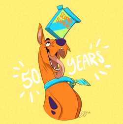 probablyfakeblonde:  Happy 50th Birthday to my fave cartoon and dog!!!  