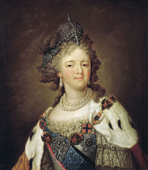 Empress Maria Feodorovna of Russia 1. by Vladimir Borovikovsky, c. 1796 2.  by Vladimir Bo