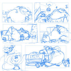 smandraws:im making xmas gifts here’s a peek into my Fat Drawing Process