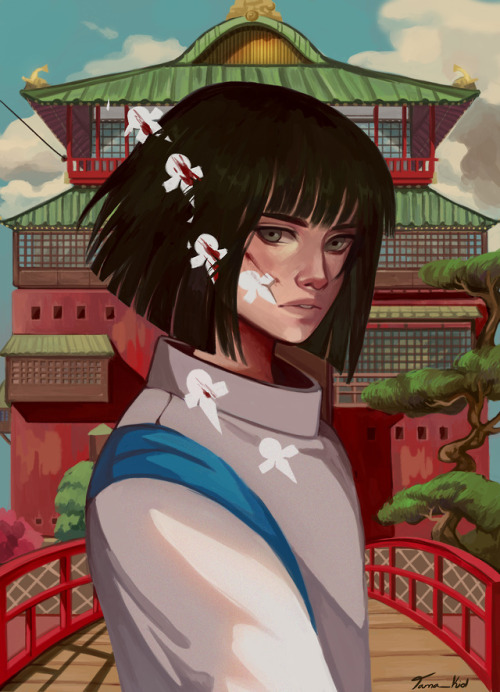 tamakid:here’s my full haku poster! super proud with how this turned out especially with the bathhou