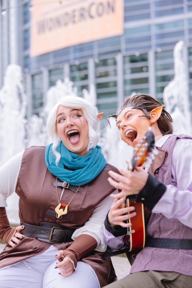 Pikelan at Wondercon 2024 
Scanlan belongs to Sam Riegel, Cosplayer bravoalmara 
Pike belongs to Ashley Johnson, 