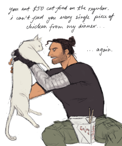 remiarty:apparently bucky gets a cat… u cant expect me to just not do anything about it