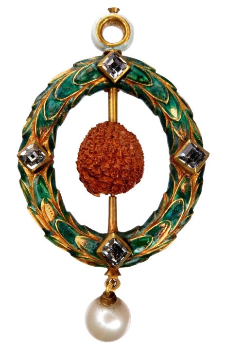 Properzia de’ Rossi, Enameled gold pendant in the form of…