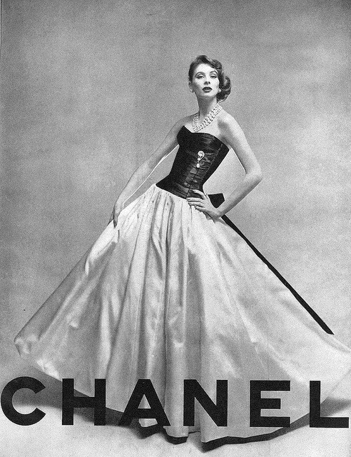 XXX Suzy Parker in Chanel, Vogue 1956. photo