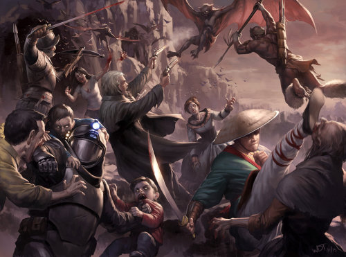we-are-hunter: Vampire Hunts by  wraithdt Our war with the dead has gone on for ages. Since the