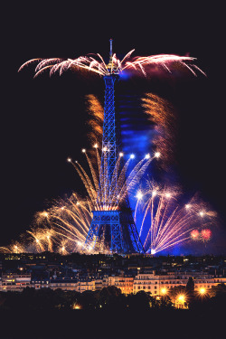 mistergoodlife:  Eiffel Tower, July 14th