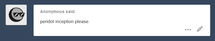 it’s peridots all the way down