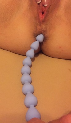 Curiousdpcpl:  All 9&Amp;Quot; Of Toy In My Ass And A Load Of Cum In My Pussy Mmmmmmm