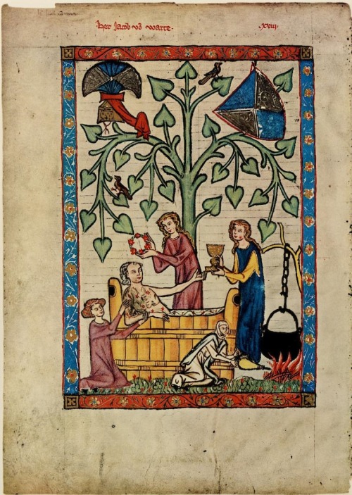Codex Manesse, fol. 46v; Herr Jakob von Warte