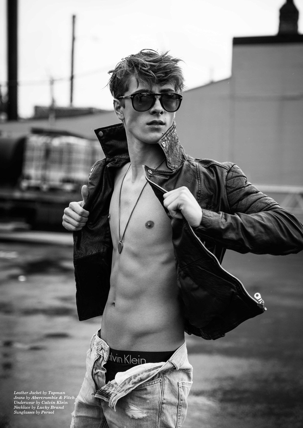 strangeforeignbeauty:  Frank Rossi at IMG by Andrew Parsons for Yearbook Fanzine