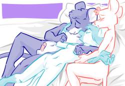 nontoxo:rodent cuddle pile! c: