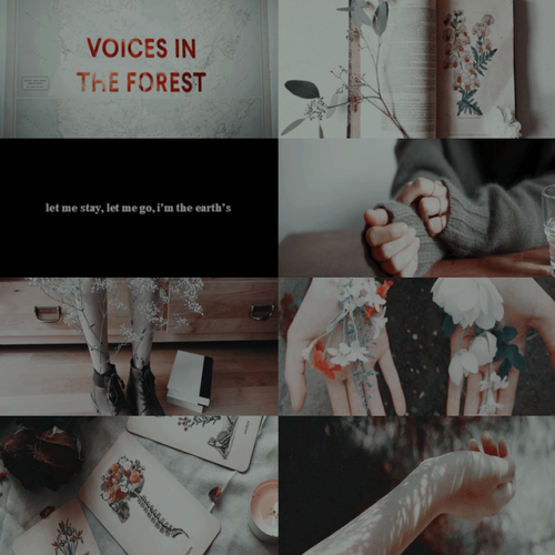 @modernmythsnet | event nine | elements | moral↳ witches + earth“maybe i am made of a wild, quiet th