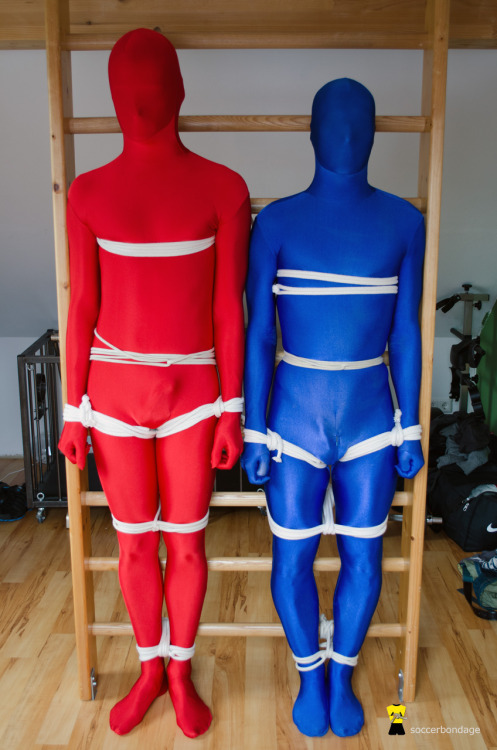 gay lycra spandex zentai bondage