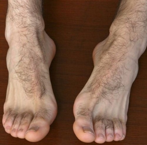 Nice hairy feet!