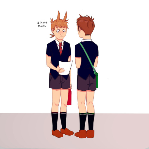 They used to studies at the secret Agent school! :D agent only x3 Tord its suck at math when he a li