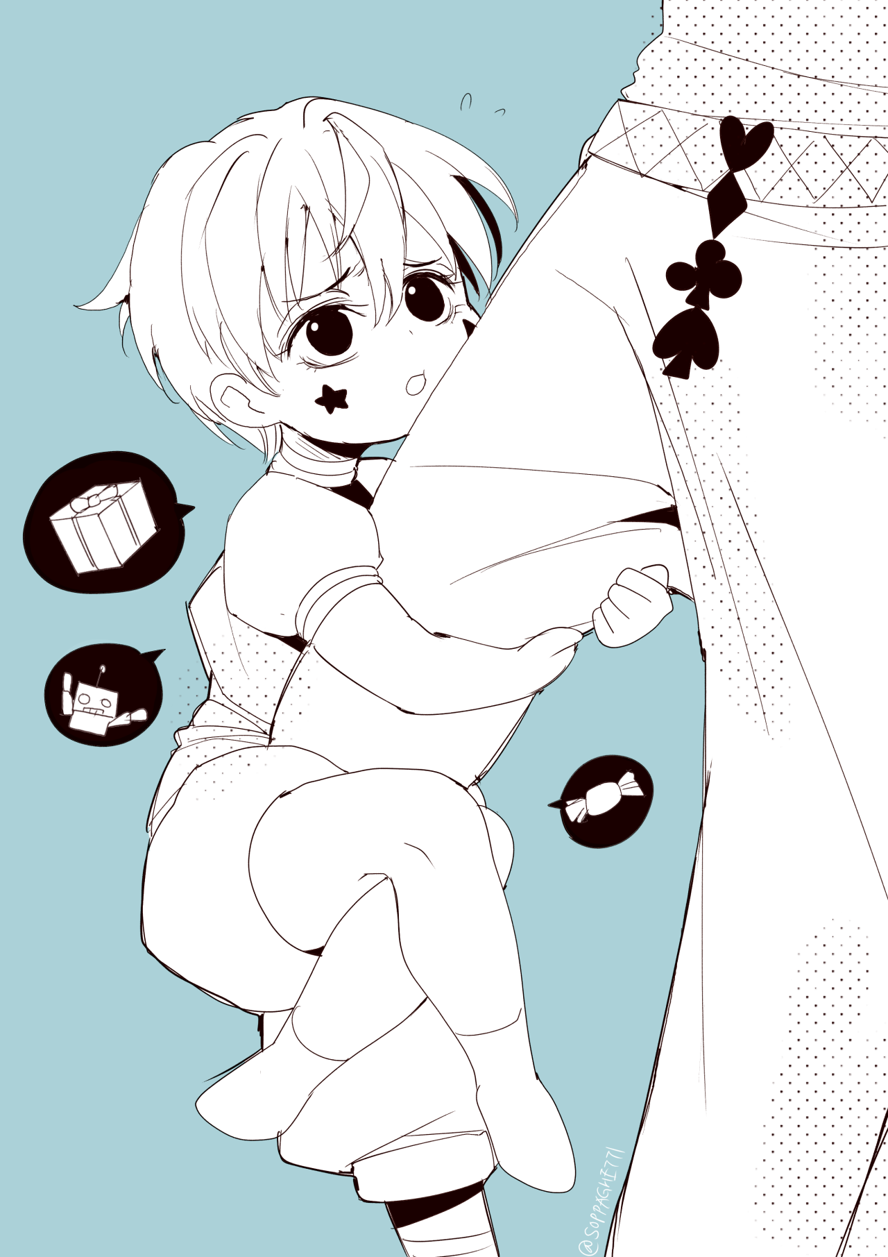 soppaghetti:  어린이날 기념 HYSKOA×HISOKA 선물같은거 없어 