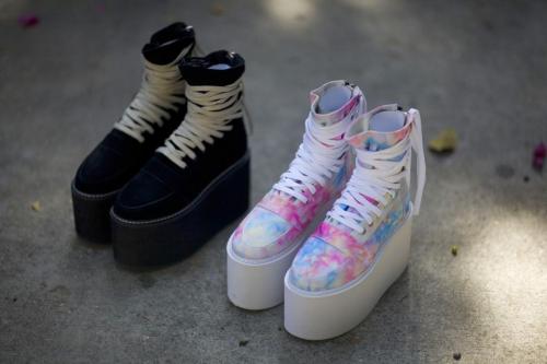 rave-inmydreams:  yungcray:  unif:  Nobody platform in black and tye dye now up on unifclothing.com  waaaaant  the tye dye ones WILL be mine  give me.