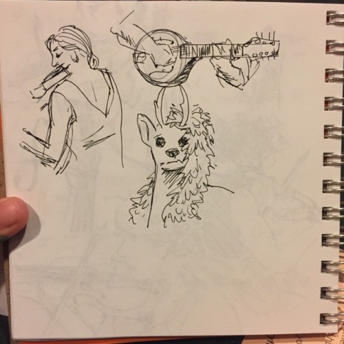 Fiddle camp sketch dump pt1