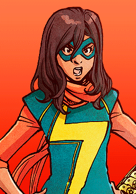 kamala-khan:  Throwback to Kamala Khan in Ms. Marvel (2014) #13 by Takeshi Miyazawa