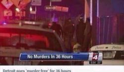 lol   Just to point out exactly how different Canada and the USA are&hellip; I live in the city directly across a river from Detroit, I can see it out my window right now.  A fairly large city.  We recently went three years without a murder.  I rest