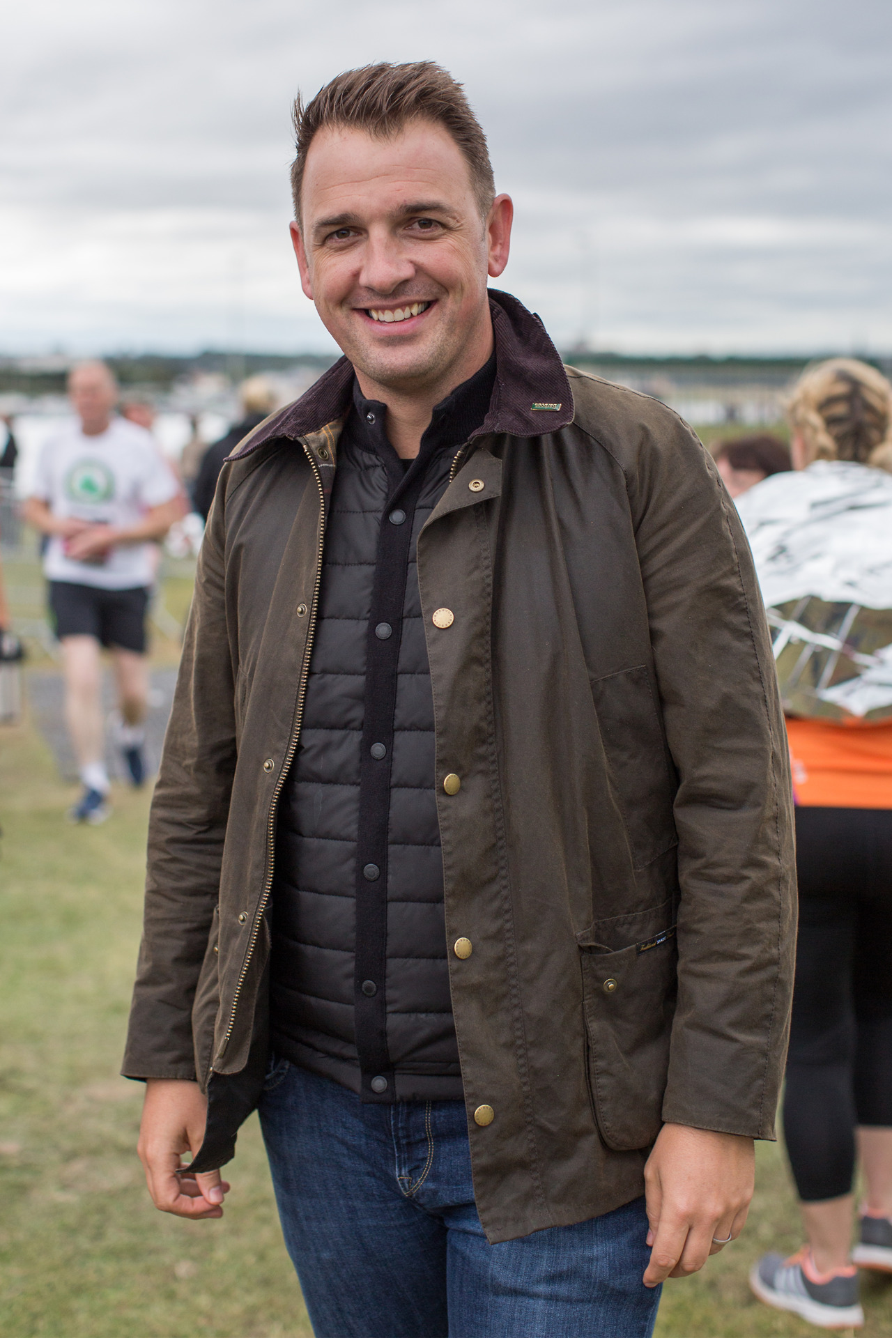 Barbour People — Max wore his Barbour Bedale Wax Jacket paired with...