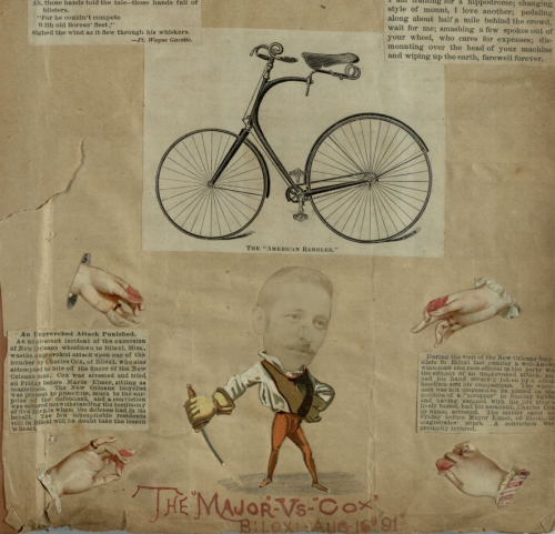 quienesesachica: collectorsweekly: Images from the Louisiana Cycling Club “Spokes” Scrap