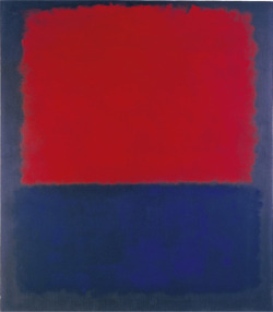 dailyrothko:  Mark Rothko, No. 207 (Red over