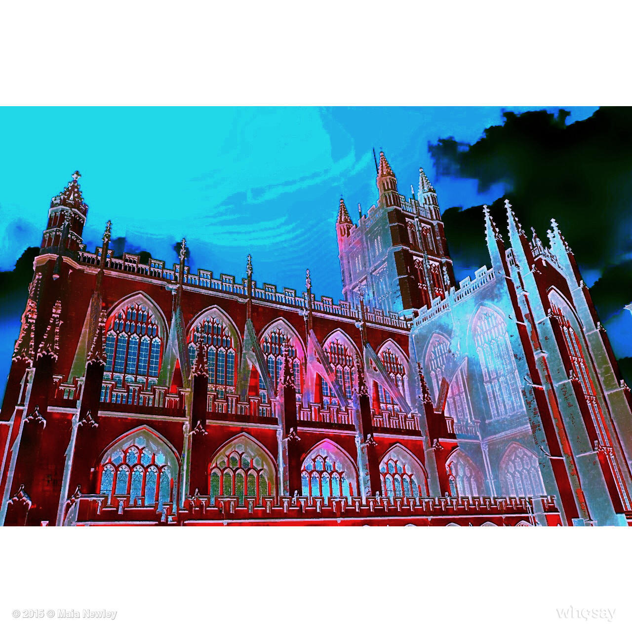 Bath Abbey using infrared lenses and mixed color gels! I love Gothic!
View more Maia Newley on WhoSay