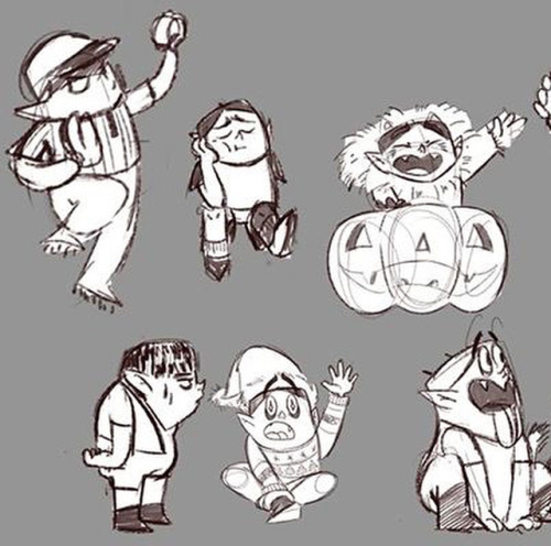 some Rudolph poses that got outta hand a bit, I love him! • • • #concept #character #