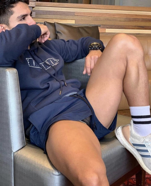 shorts-and-underwear:  Those legs!!! 😋😋😋