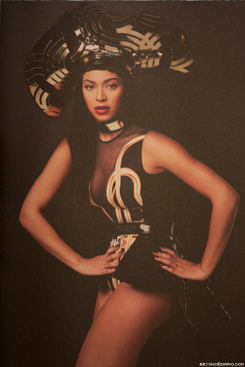 beyoncediario:First Look: Beyoncé wearing David Koma - The Mrs. Carter Show Tour Book