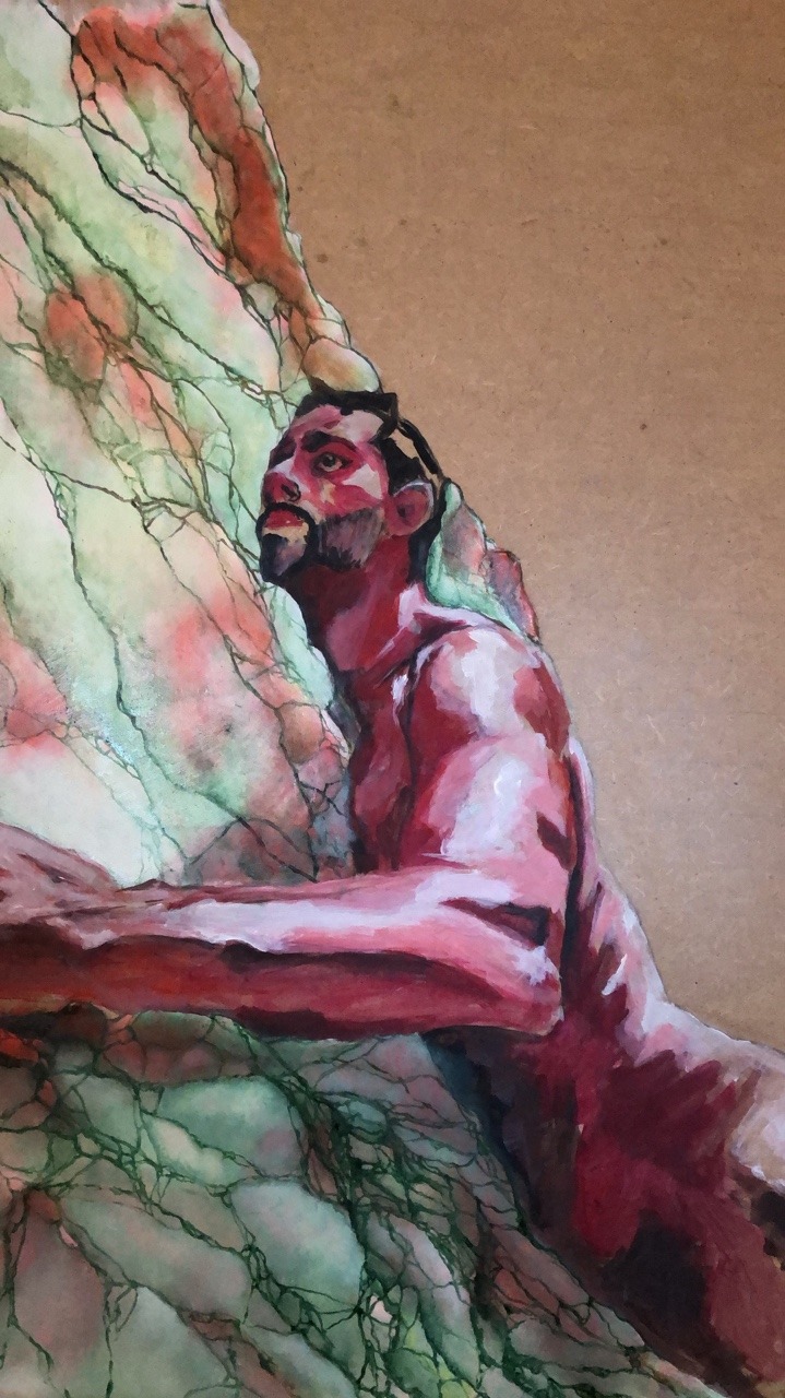 thierryjochum:  Acrylics and oil ( 70 x 49 cm) 