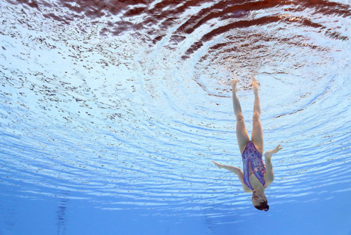 killing-the-prophet:Evangelia Platanioti of Greece swims in the solo free final on day six of the Gw